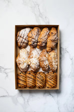 Load image into Gallery viewer, 12 x Mix Croissant Box (Almond, Pain Au Chocolat, Nutella)