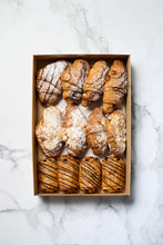 Load image into Gallery viewer, 12 x Mix Croissant Box (Almond, Pain Au Chocolat, Nutella)
